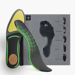EZXM  Orthotic Custom Insoles Arch Support Shoe Inserts - Support for Plantar Fasciitis, Over-Pronation, Supination, Foot Pain, Flat Feet for Leather Shoes Women and Men