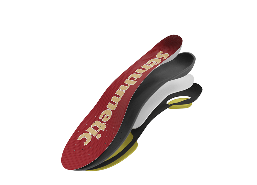 Senthmetic Athletic Insoles Basketball Insoles - Shock Absorption & Cushioning - 3 Minutes Quickly Custom